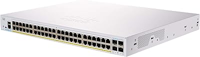 Commutateur intelligent cisco business cbs250-48p-4x | 48 ports ge | poe | 4x10g