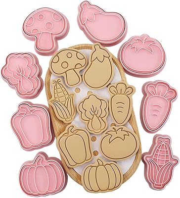 Emporte-pièce 3d - tampon à biscuits en forme de légumes pour enfants, moule