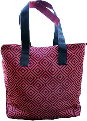Sac à main en tissu végétalien bleu marine pour femme avec fermeture éclair