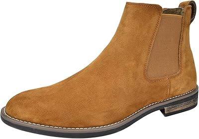 Bottines en cuir suédé et cuir pour homme bruno marc urban-06