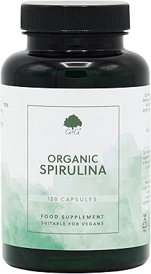 Gélules de spiruline biologique g&g vitamins 500 mg de spiruline biologique 500 mg