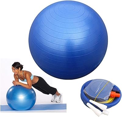 Yoga antidéflagrant, aérobic, fitness, ballon de gymnastique à domicile, 65 cm, bleu. Un océan de bonnes affaires sur Diaytar Sénégal