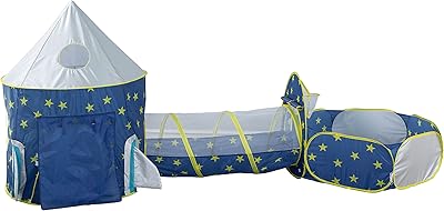 Tente de jeu pour enfants yank 3 pièces | château pour enfants tunnel