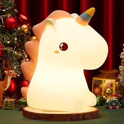 Lampe de nuit design licorne mobaric pour enfants 16 couleurs mignonnes