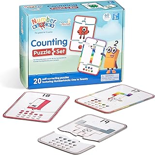 Ensemble de puzzles de comptage hand2mind de number blox, jeux de mathématiques