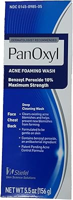 Nettoyant moussant contre l'acné panoxyl à force maximale 156 ml (paquet de 2)