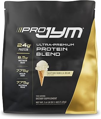 Poudre de protéines pro gym - œuf, œuf, lait, isolat de protéine de lactosérum et caséine micellaire | supplément scientifique jym | saveur de gousse de vanille de tahiti, 1,8 kg. Diaytar : L'intelligence commerciale au service du client