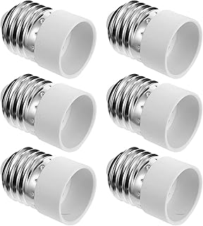 Adaptateur d'ampoule 6 pièces douille de lumière e27 vers adaptateur de douille