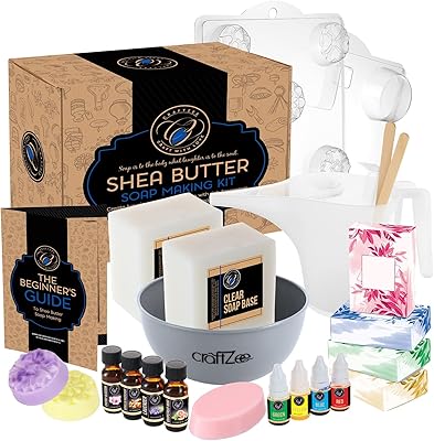 Le kit de fabrication de savon della bee comprend toutes les fournitures