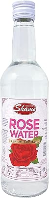Eau de rose shams premium 16,9 oz - pour la cuisine, la pâtisserie, les desserts, les soins de la peau - prête à l'emploi, sans gluten, sans conservateur, végétalien, sans sucre. Diaytar : Votre allié pour des achats malins et économiques
