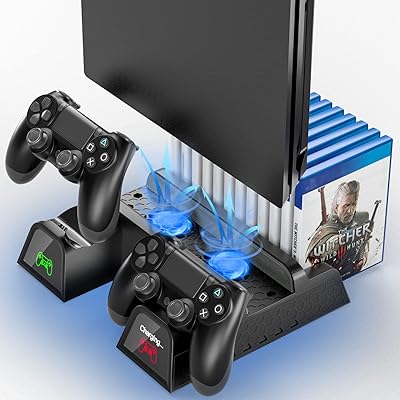 Support de ventilateur de refroidissement oivo pour ps4 et ps4 slim/ps4 pro, support