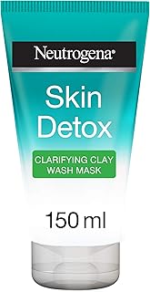 Masque nettoyant pour le visage neutrogena, détoxifiant, argile nettoyante, 150 ml