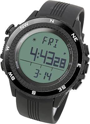 Laddweather montre altimètre baromètre numérique boussole thermomètre marque américaine et japonaise pour l'escalade