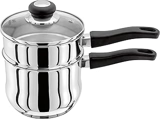 Judge fiesta jj57a poêle à frire en acier inoxydable double bain-marie casserole