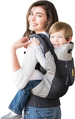 Porte-bébé lillebaby 3 en 1 taille unique argent charbon
