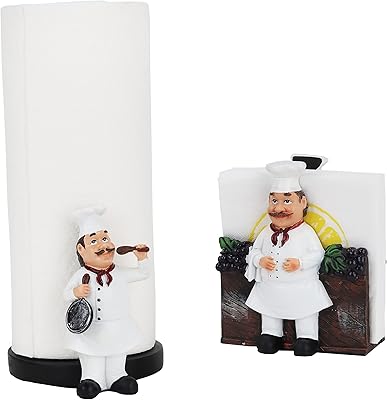 Porte-serviettes en papier et porte-serviettes fat chef pour décoration de cuisine