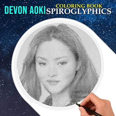 Livre de coloriage devon aoki spiroglyphics : créez votre propre œuvre d'art