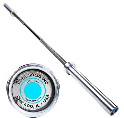 Ob79ext barre olympique extrême d'haltérophilie solide pour femmes, capacité de plaque de poids