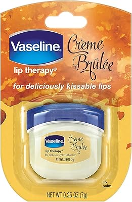 Mini baume à lèvres vaseline lip therapy, crème brûlée, 7 g