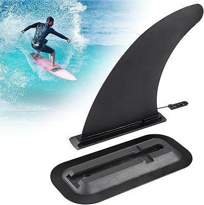 Aileron de planche de surf amovible universel de 9 pouces avec base d'aileron