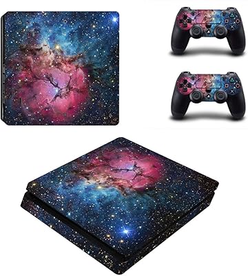 Uuushop couverture d'autocollant en vinyle pour sony playstation 4 slim ps4