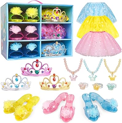 Vêtements d'habillage de princesse meland pour petites filles jupes tutu avec chaussures
