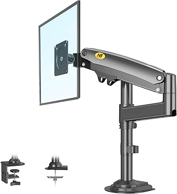 Support de moniteur de bureau à bras long nb north bio pour moniteurs