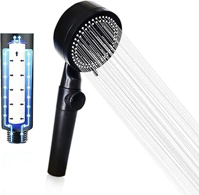 Pomme de douche à main huberion - pommeau de douche haute pression 5 réglages avec mode jet spa - pommeau de douche haute pression avec filtre de douche et tuyau. Diaytar : Des prix qui défient toute concurrence