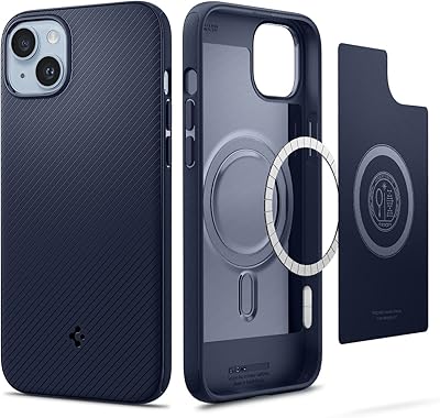 Spigen mag armor (mag fit) compatible avec magsafe conçu pour iphone 14 (2022)