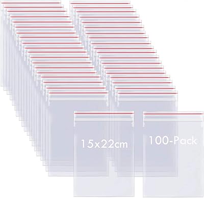 Cadeaux pour la maison petits sacs en plastique refermables à fermeture éclair 2x3", paquet de 100,5,9x8,6" hgpe15x22. Diaytar : Où chaque achat est une victoire pour votre budget
