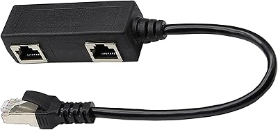 Câble adaptateur répartiteur réseau cgtime rj45, 1 rj45 mâle vers 2 rj45 femelles