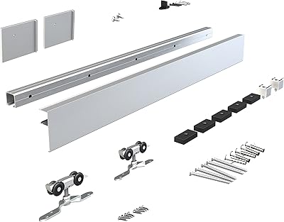 Jobest kit de rail de porte de grange coulissante de 6 pieds avec couvercle décoratif dissimulé en alliage d'aluminium pour porte simple en bois classique moderne. Découvrez Diaytar, la marketplace sénégalaise qui révolutionne vos achats en ligne