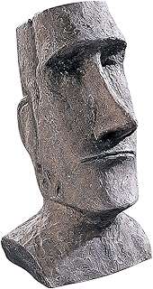 Design toscano db5111 statue de jardin monolithe ahu akivi moai de l'île