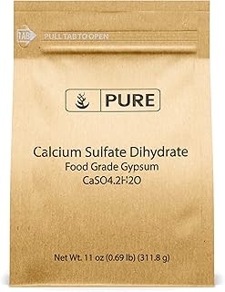 Sulfate de calcium pur (gypse) (325 ml), emballage écologique, pour usages multiples dont