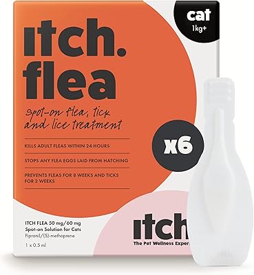 Traitement des démangeaisons | solution de traitement localisé contre les puces pour chats