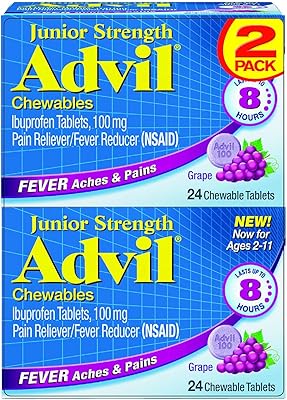 Comprimé pour enfants advil c%2f, raisin (paquet de 2)