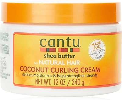 Crème bouclée naturelle au beurre de karité et à la noix de coco