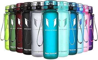 Bouteille d'eau de sport super sparrow 500 ml plastique tritan