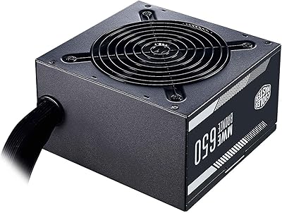 Alimentation britannique 80 plus bronze v2 cooler master mwe 650 ventilateur