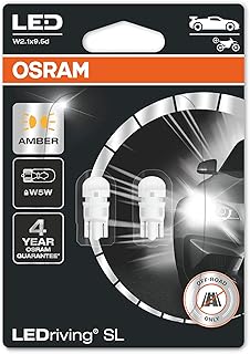 Kit de phares de conduite à led de remplacement osram w5w sl, 12