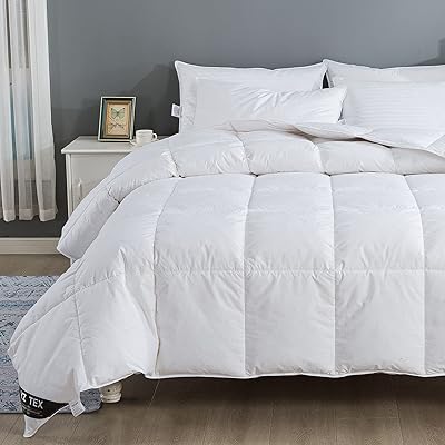 Couette double - 13. couette de luxe en plumes d'oie, drap de lit 40 % king size, 100 % coton. L'alternative e-commerce intelligente au Sénégal : Diaytar