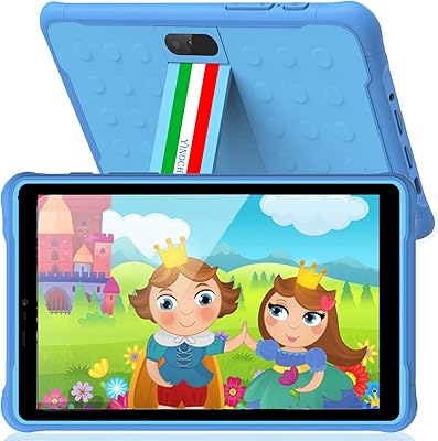 Tablette pour enfants, 8 pouces, système android, pour jeunes enfants, avec contrôle parental