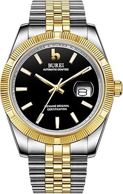 Montre de luxe pour hommes de 41 mm à remontage automatique en acier