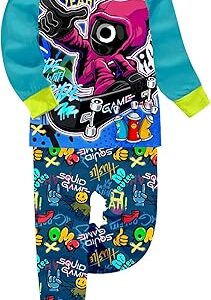 Ensemble pyjama à manches longues pour enfants avec motif personnage squid games, pyjama pour garçons et filles de 6 mois à 12 ans. Diaytar Sénégal : Simplicité, rapidité, économie