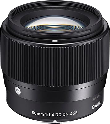 Objectif moderne sigma 56 mm pour appareils photo sony ii, f1.4 dc dn