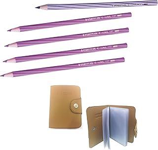 Crayons à hématoxyline et éosine nozomi avec étui porte-cartes de qualité supérieure