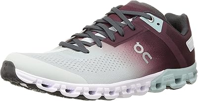 Baskets en toile synthétique on running cloud flow pour femme, bleu, 4