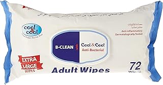 Lingettes nettoyantes cool & cool pour adultes, 72 feuilles - xl