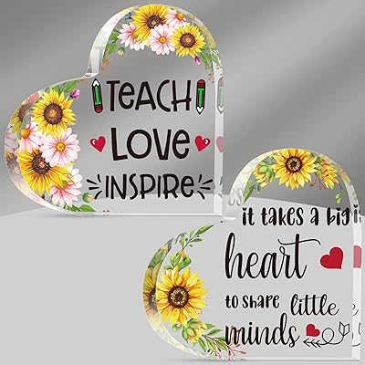 2 pièces 2023 cadeaux d'appréciation pour les femmes, cadeau de remerciement pour enseignant, cadeau d'anniversaire de retraite pour enseignant, cadeau de remise de diplôme, presse-papier en acrylique, souvenir du dernier jour d'école de l'élève (style cœur). Des milliers de références à découvrir sur Diaytar Sénégal