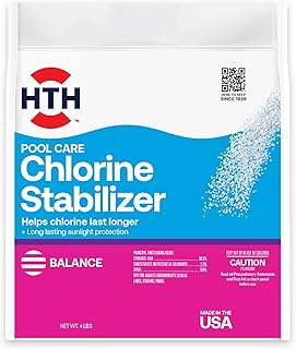 Stabilisateur de chlore hts pool care aide les produits chimiques de piscine à